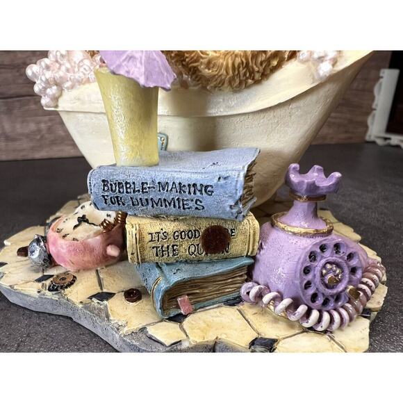 Vtg Boyds Bears Resin Figurine 2003 Bubbles Bearsall… It’s good to be Retired - Picture 12 of 16